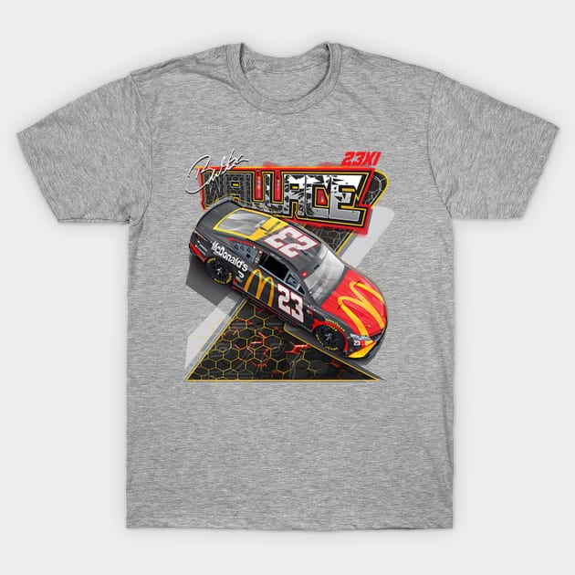 Bubba Wallace 23XI Racing Car T-Shirt by art.Hamdan